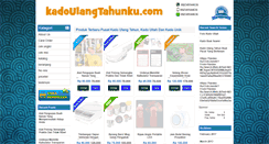 Desktop Screenshot of kadoulangtahunku.com