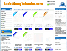 Tablet Screenshot of kadoulangtahunku.com